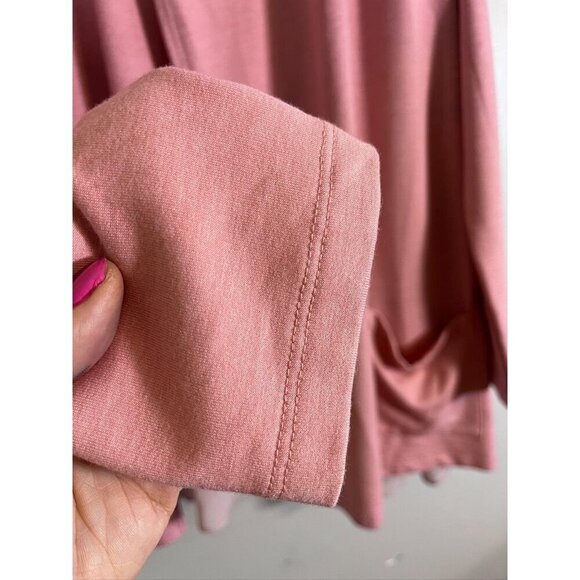 Logo Sweater M Pink Cardigan Swiss Dot Feminine Ballerina Neutral Casual Girly - Picture 4 of 12